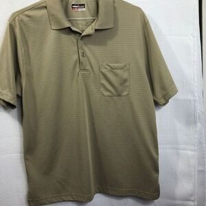 Grand Slam lite army green polo shirts size L….0329